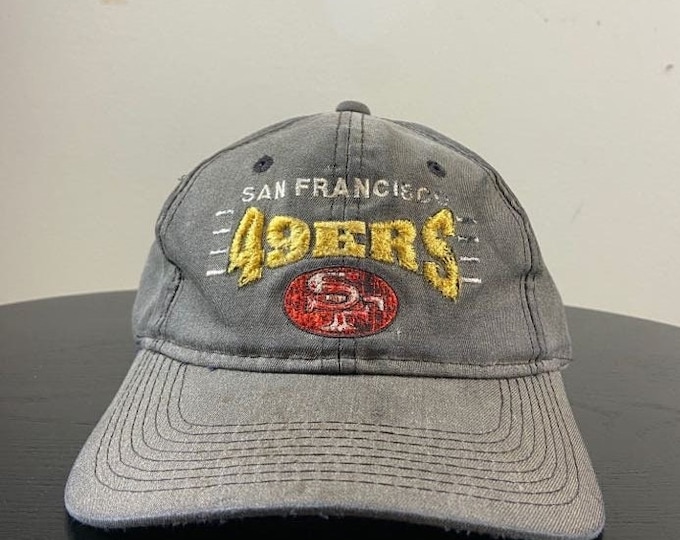 Vintage San Francisco 49ers Forty Niners Snapback Hat OSFA NFL Football California Joe Montana 1990s 90s Youth Childrens Childs Kids