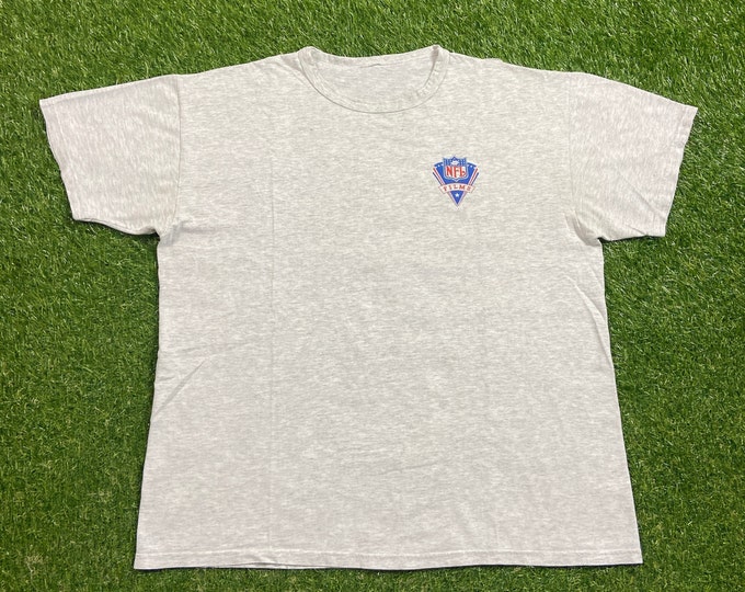 Vintage NFL Films T Shirt Tee Size Xtra Large XL Super Bowl NFL National Football League 1990s 90s