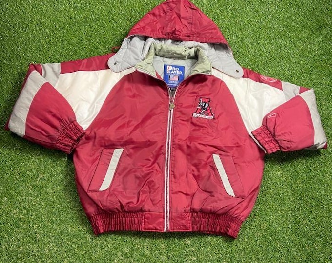 Vintage University of Alabama Jacket Size Xtra Large XL Crimson Tide NCAA College Football Roll Tide 1990s 90s