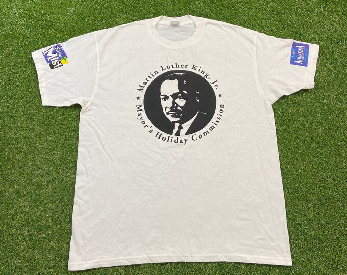 Vintage Martin Luther King Jr T shirt Tee Anvil Made USA Size Xtra Large XL Civil Rights Movement Charity Freedom Peace Love Unity MLK 1990s