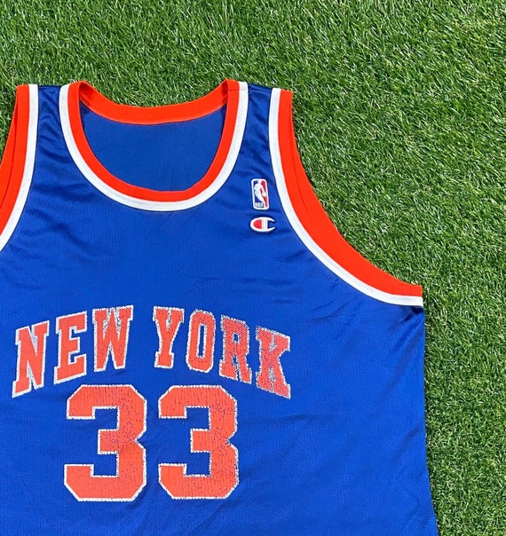 Vintage 90s New York Knicks Patrick Ewing Champion Reversible 