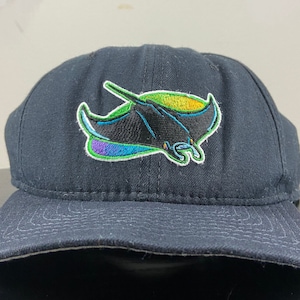 Boné vintage Tampa Bay Devil Rays Snapback New Era Made US OSFA MLB Baseball Bucs Florida 1990's 90's