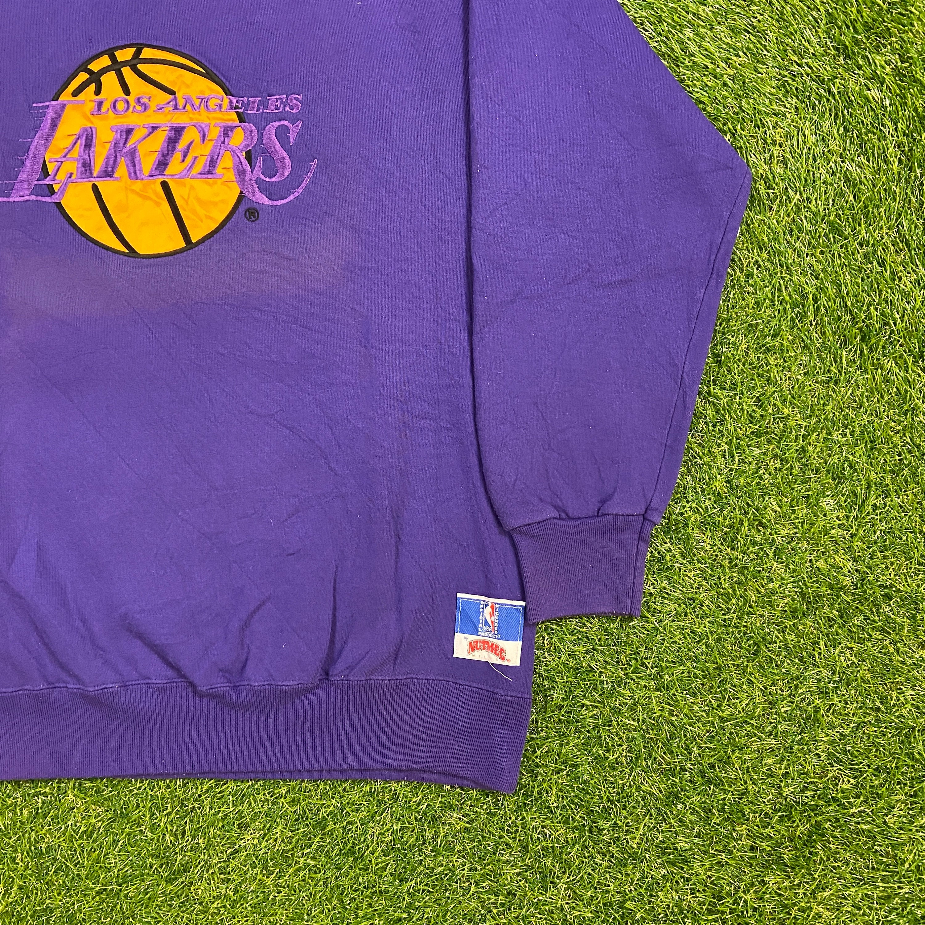 Los Angeles Lakers Retro Shirt Adult Pull-Over Hoodie by Joe