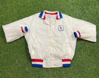 Vintage United States Olympic Training Center Bomber Jacket Champion Size M Colorado Springs Olympic Games USA Dream Team Jordan Sports 90s