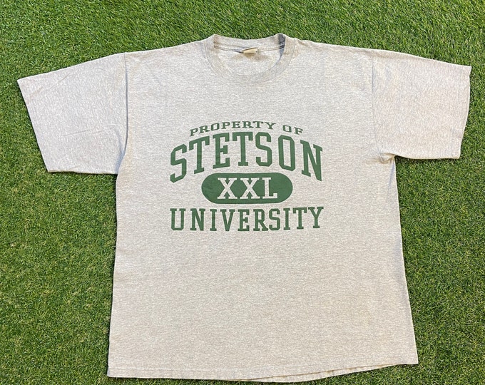 Vintage Stetson University T Shirt Tee Time Out Size Xtra Large XL Deland Florida Orlando FL 1990s 90s