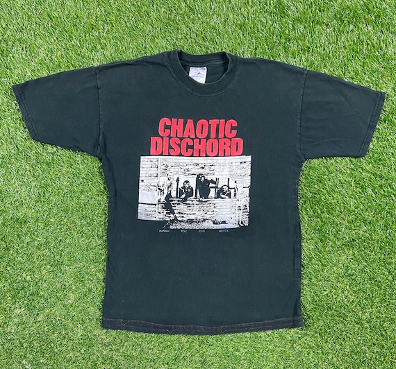 SxOxB CHAOTIC DISORDER Tシャツ Mサイズ Vintage Chaotic Dischord T Shirt Tee Jerzees Size Large L Rock
