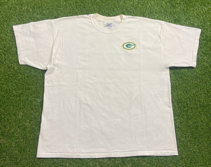 Vintage Green Bay Packers T Shirt Tee Size XXL 2XL NFL Football Wisconsin Pack Favre Cheese Head 1990s 90s