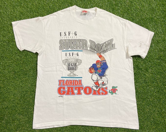 Vintage Florida Gators T Shirt Tee Made Usa Size Xtra Large XL NCAA College Football UF University of Florida 1990s 90s