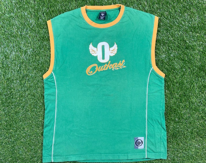 Vintage Outcast Clothing Company Sleeveless T Shirt Tee Size Xtra Large XL