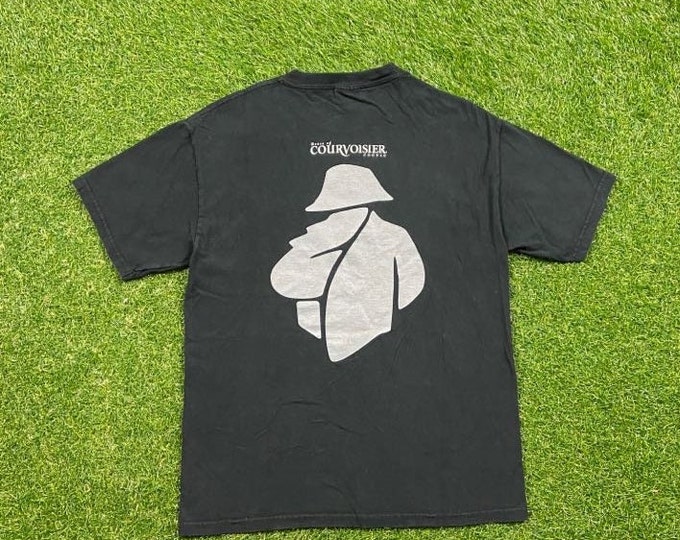 Vintage Courvoisier Cognac T Shirt Tee Hanes Size Medium M Drink Alcohol Party Night Life Classic Liquor Brandy Hennessey 1980s 80s