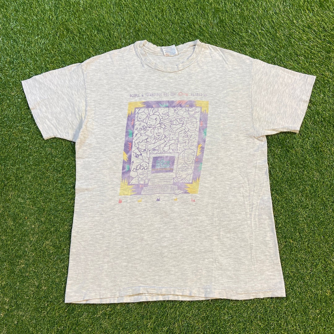 Vintage Key Services Corporation T Shirt Tee Hanes Made USA Size Large