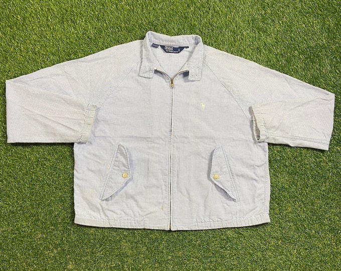 Vintage Polo Ralph Lauren Jacket Size Large L Designer Clothing Rare Quality Fit 1990s 90s