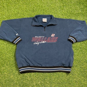Bluza Vintage Rusty Wallace #2 Chase Authentics Rozmiar L NASCAR 1990s Daytona Racing Car 90s Classic Pull Over Oversized