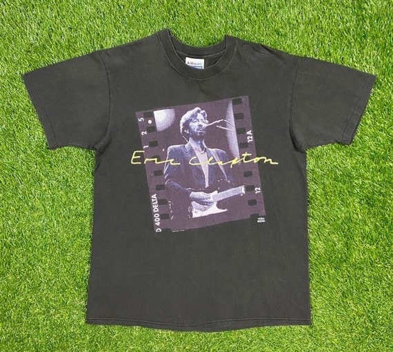 希少 80s Eric Clapton ヴィンテージ バンドTシャツ USA製 Buy Vintage Eric Clapton T Shirt Tee Hanes Made USA Size Large L