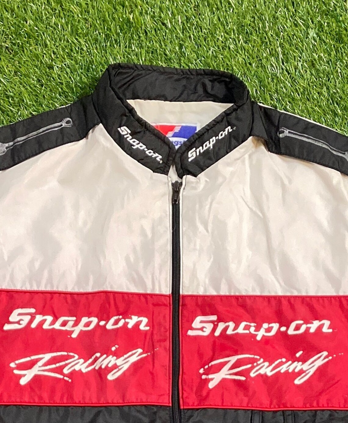 Snap On Two Racing Jackets Vintage Snap on Racing Windbreaker Jacket Swingster Made USA Size Large ...