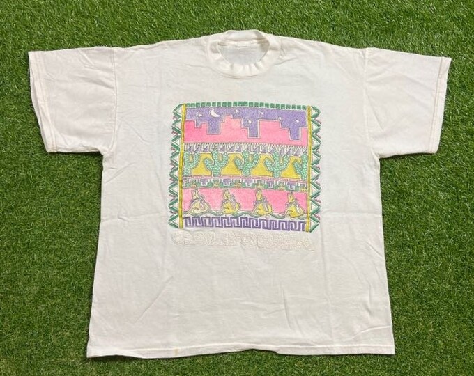 Vintage California T Shirt Tee Made USA Size Xtra Large XL San Francisco Oakland Los Angeles Tourist Travel 1990s 90s