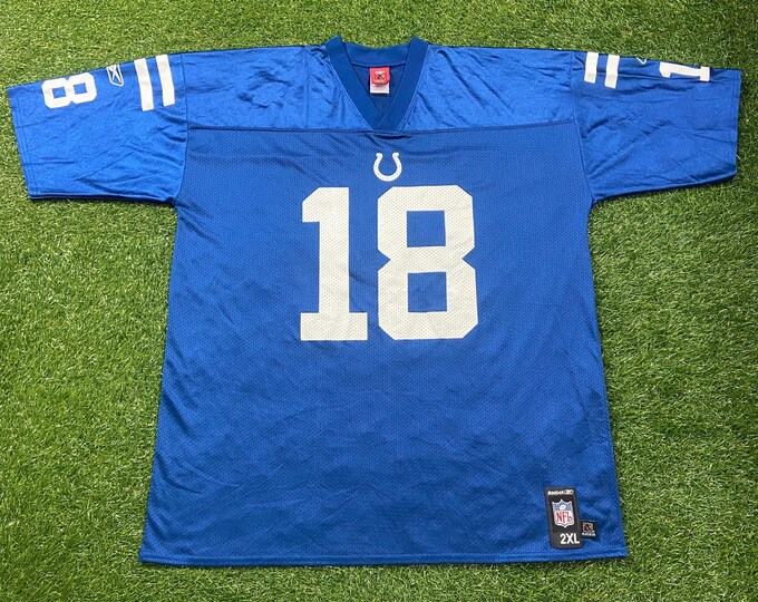 Vintage Indianapolis Colts Peyton Manning #18 Jersey NFL Players Inc Size 2XL XXL NFL Football Indiana 1990s 00s