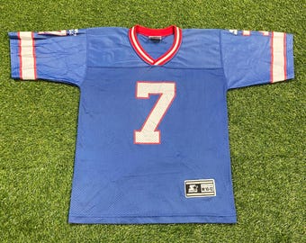 Vintage Buffalo Bills Doug Flutie Jersey Starter Size Medium M NFL Football New York Ny 1990s 90s Mafia