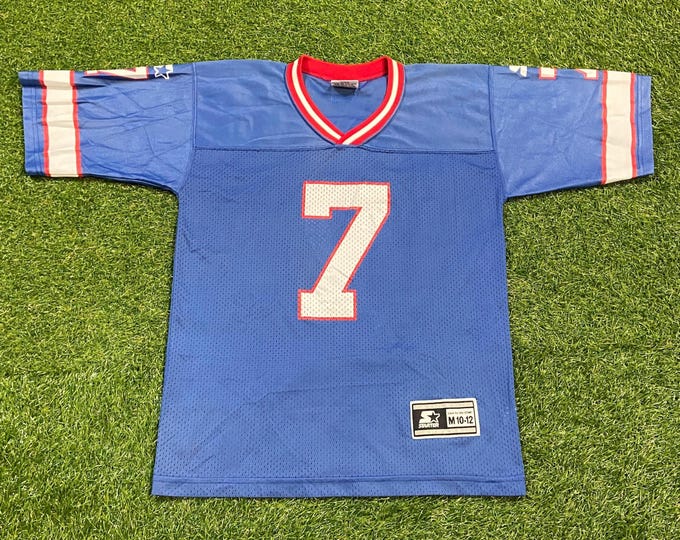 Vintage Buffalo Bills Doug Flutie Jersey Starter Size Medium M NFL Football New York Ny 1990s 90s Mafia