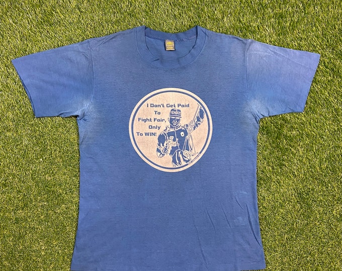 Vintage S.W.A.T. T Shirt Tee Jerzees Made USA Size Large L Special Weapons and Tactics FBI Police Military 1980s 80s