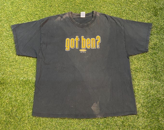 Vintage Got Ben? T Shirt Tee Size XXL 2XL Ben Rothlisberger Big Ben Pittsburgh Steelers NFL Football Pennsylvania Classic 00s