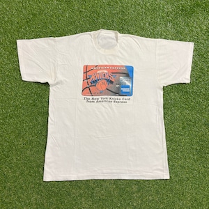 Vintage New York Knicks T Shirt Tee Size Large L NBA Basketball Classic 90s Ewing Nyc Manhattan Msg 1990s