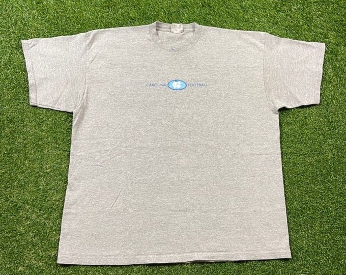 Vintage UNC University of North Carolina Tar Heels T Shirt Tee Nike Made Usa Size XXL 2XL NCAA College Basketball Jordan 1990s 90s