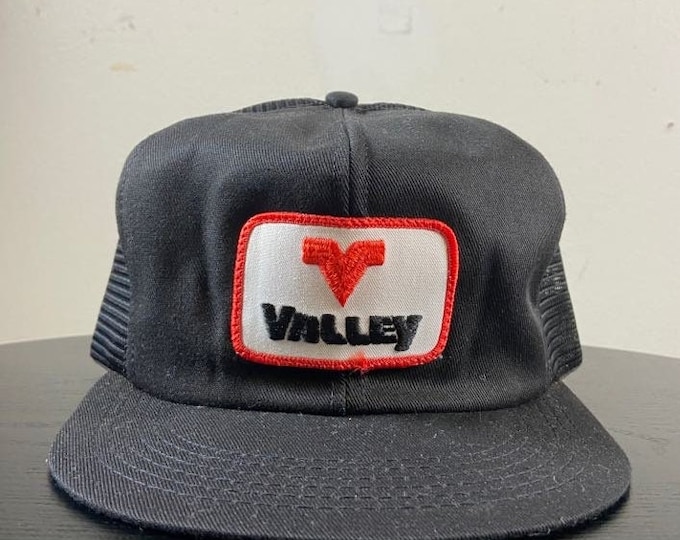 Vintage Valley Snapback Hat OSFA Irrigation Agricultural Gardening 1980s 80s K Brand Trucker Hats