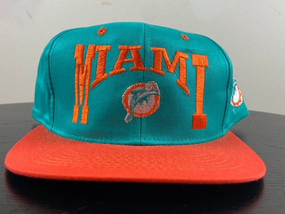 Vintage Miami Dolphins Snapback Hat Cap 