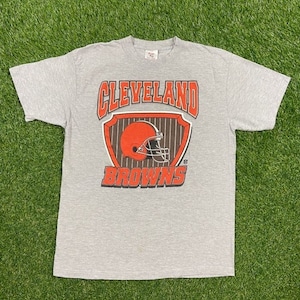 Vintage Cleveland Browns T Shirt Tee Size Large L NFL Football Ohio Cavaliers Lebron 1990s 90s