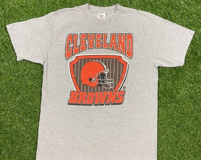 Vintage Cleveland Browns T Shirt Tee Size Large L NFL Football Ohio Cavaliers Lebron 1990s 90s