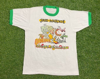 1995 Budweiser Frogs Stanley Desantis Shirt Vintage 90s Tee Bud