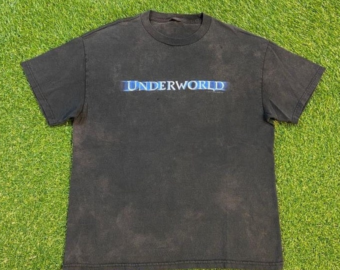 Vintage Underworld T Shirt Tee Size Small 2003 Action Horror Film Vampires Lycans Werewolves Sony Pictures Movie Promo 00s
