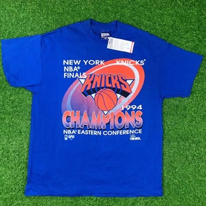 Vintage New York Knicks T Shirt Eastern Conference Champs 1994 1990s Made USA Tee NBA Deadstock Brand New with Tags Ny Ewing Small Med Large