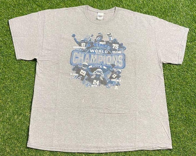 Vintage New England Patriots Super Bowl Champions T Shirt Tee Size XXL 2XL NFL Football Boston Massachusetts Tom Brady TB 12 00s