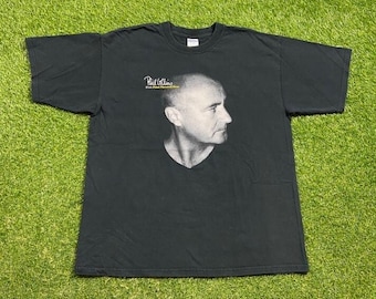 1990 Phil Collins but Seriously World Tour T-shirt. Vintage 90s