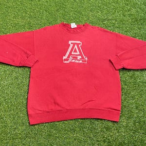 Vintage University of Alabama Crimson Tide Crewneck Sweatshirt Made USA Size Large L NCAA College Football Roll Tide 1990s 90s Pull Over