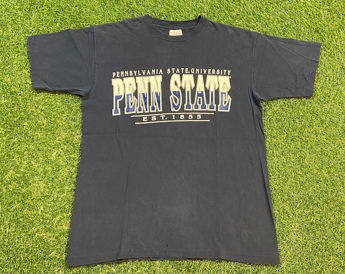 Vintage University of Penn State Nittany Lions T Shirt Tee Made USA Size Large L NCAA College Football Pennsylvania 1990s Classic 90s