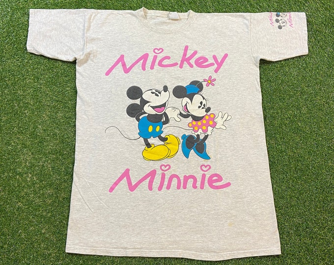 Vintage Mickey and Minnie Mouse T Shirt Tee Mickey & Co Size XXL 2XL Walt Disney World Magic Kingdom WDW Disneyland 1990s 90s