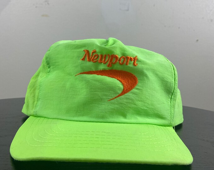 Vintage Newport Snapback Hat OSFA Smoking Cigarettes Classic Rare Cap 1990s 90s