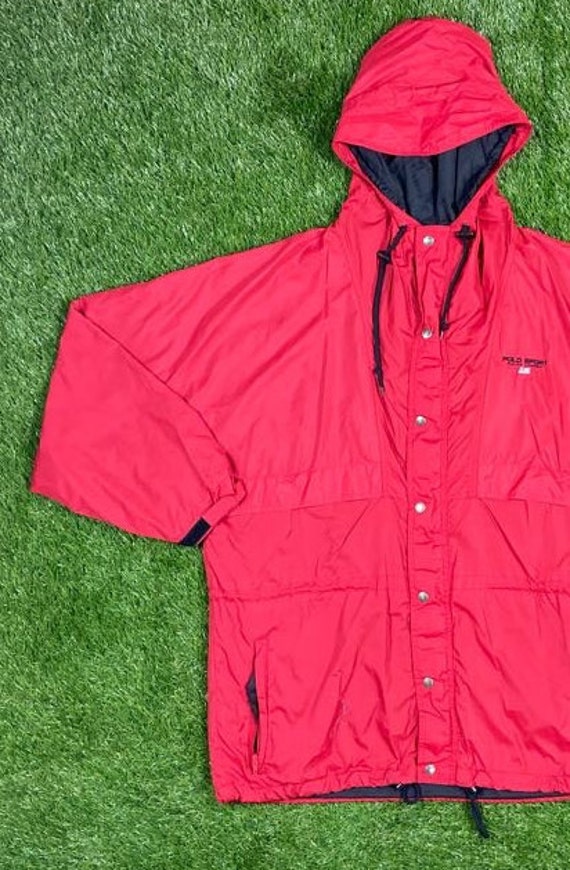 Vintage Polo Sport Ralph Lauren Windbreaker Rain Jacket Vintage Polo Sport Ralph Lauren Windbreaker Rain Jacket
