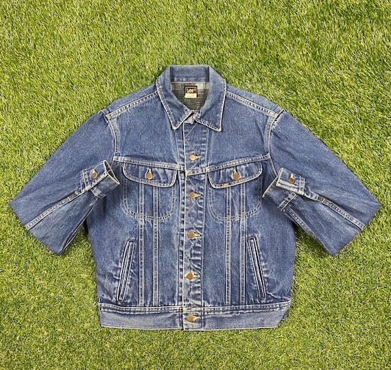 Vintage Lee Jean Jacket Made USA Size Medium M 1970s 70s American