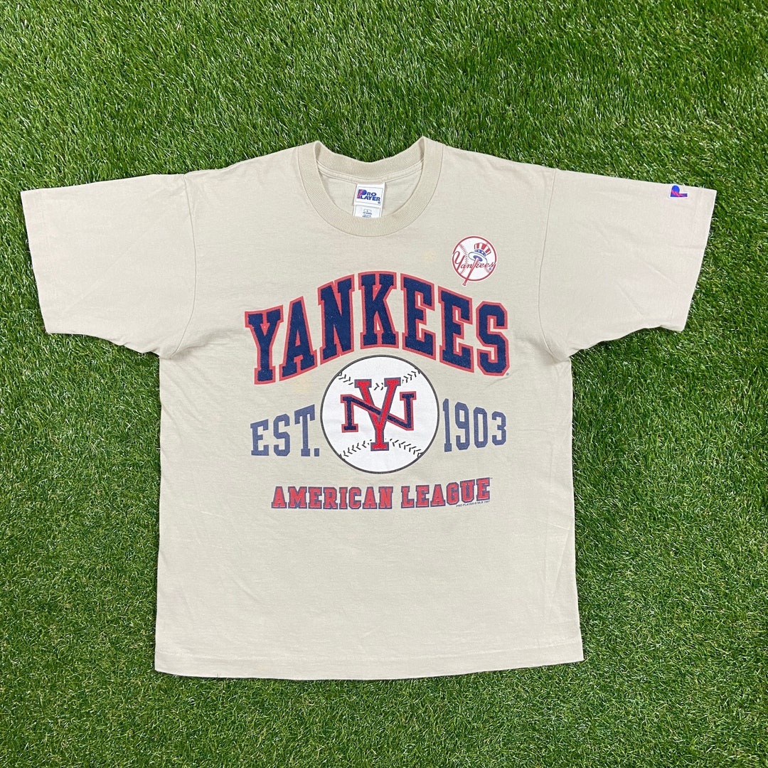 Vintage New York Yankees 1997 T Shirt Tee Pro Layer Made USA Size
