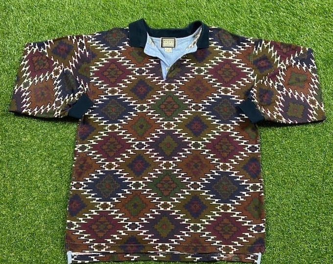 Vintage Windsor Polo Long Sleeve Shirt Size Xtra Large XL Classic 1990s 90s Rugby