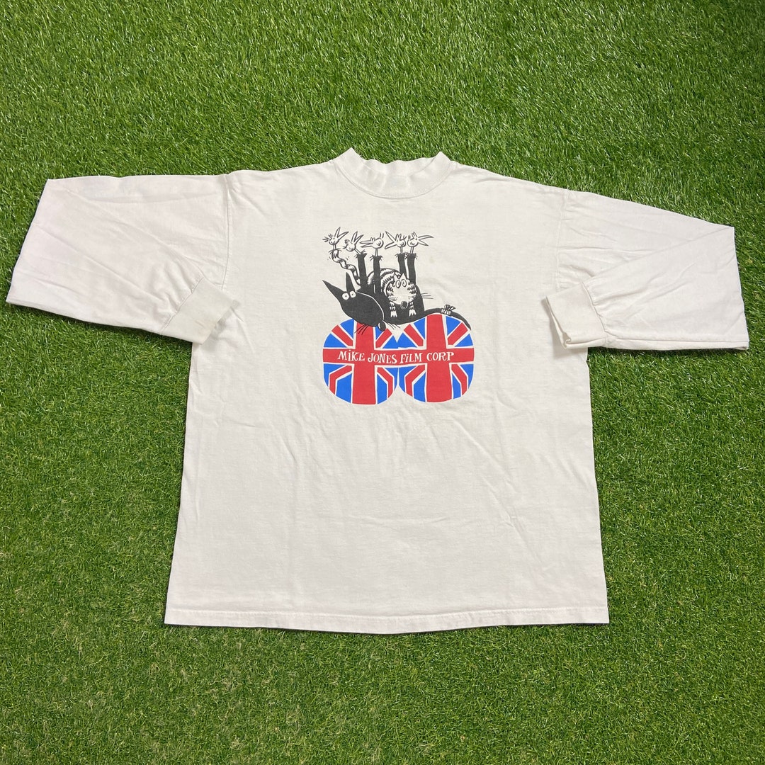 Vintage Mike Jones Film Corp Long Sleeve Shirt Made USA Size Xtra 