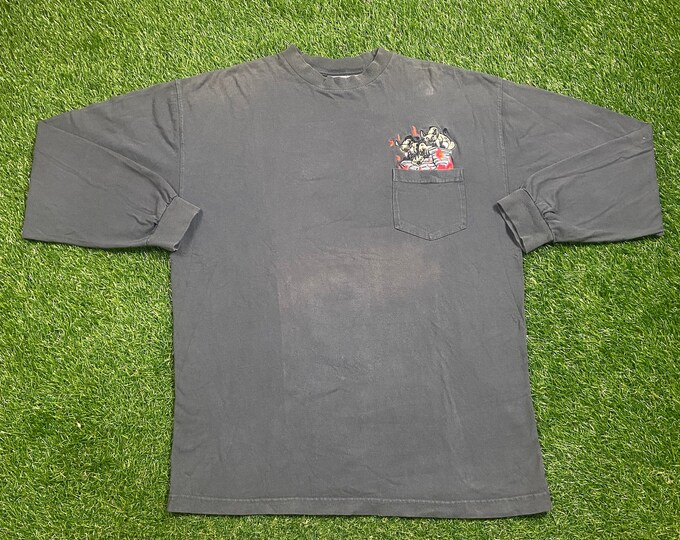 Vintage The Lion King Hyenas Long Sleeve Shirt Size Xtra Large XL Walt Disney World Mickey Mouse Magic Kingdom Hakuna Matata 1990s 90s