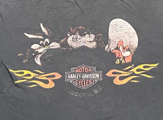 Vintage Harley Davidson Concord North Carolina T Shirt Tee Size