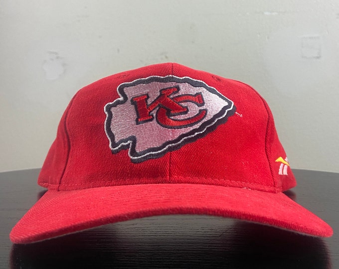 Vintage Kansas City Chiefs Snapback Hat Reebok OSFA NFL Football Super Bowl Champions KC Pat Mahomes 1990s 90s