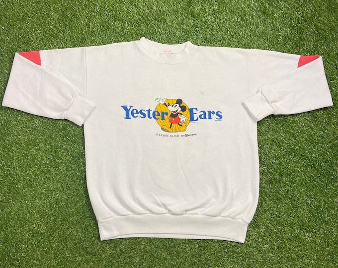 Vintage Walt Disney World Crewneck Sweatshirt Size Xtra Large XL Mickey Mouse WDW Magic Kingdom Disneyland Classic Rare Pull Over Oversized