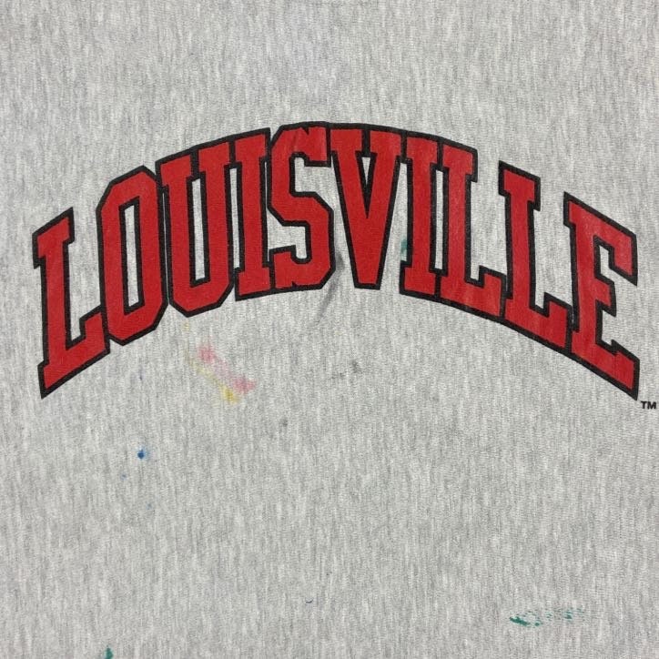 Vintage NCAA Louisville Cardinals Logo Sweatshirt, Athletic Department,  University of Louisville Unisex T-shirt Sweater Hoodie - Bluefink